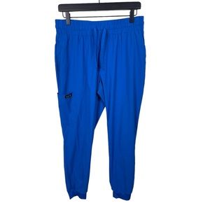 ❗️Koi By Kathy Peterson Scrub Pants Blue Joggers Medium Petite Nurse